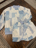 Blue Patchwork Set