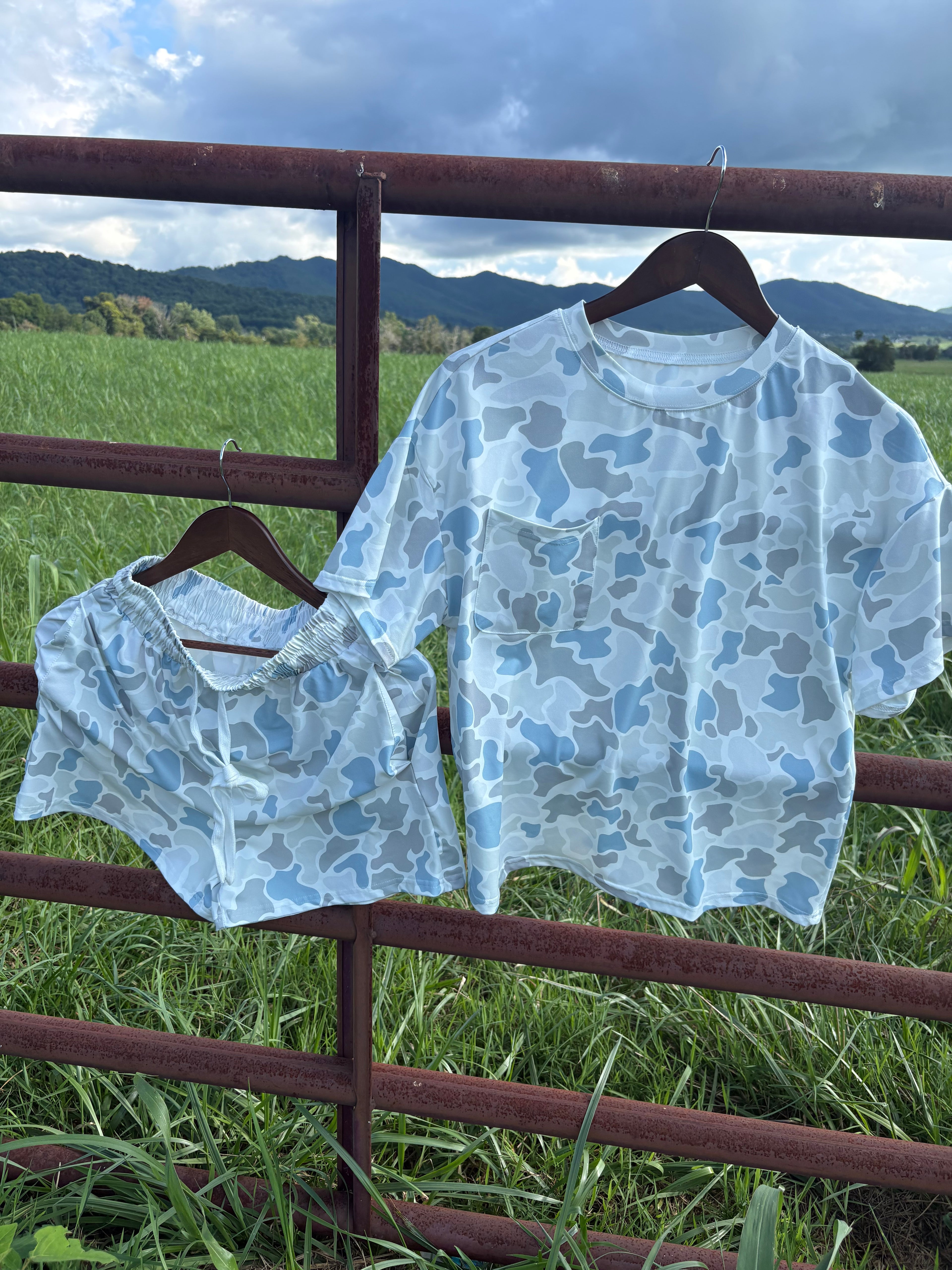Camo Short Set