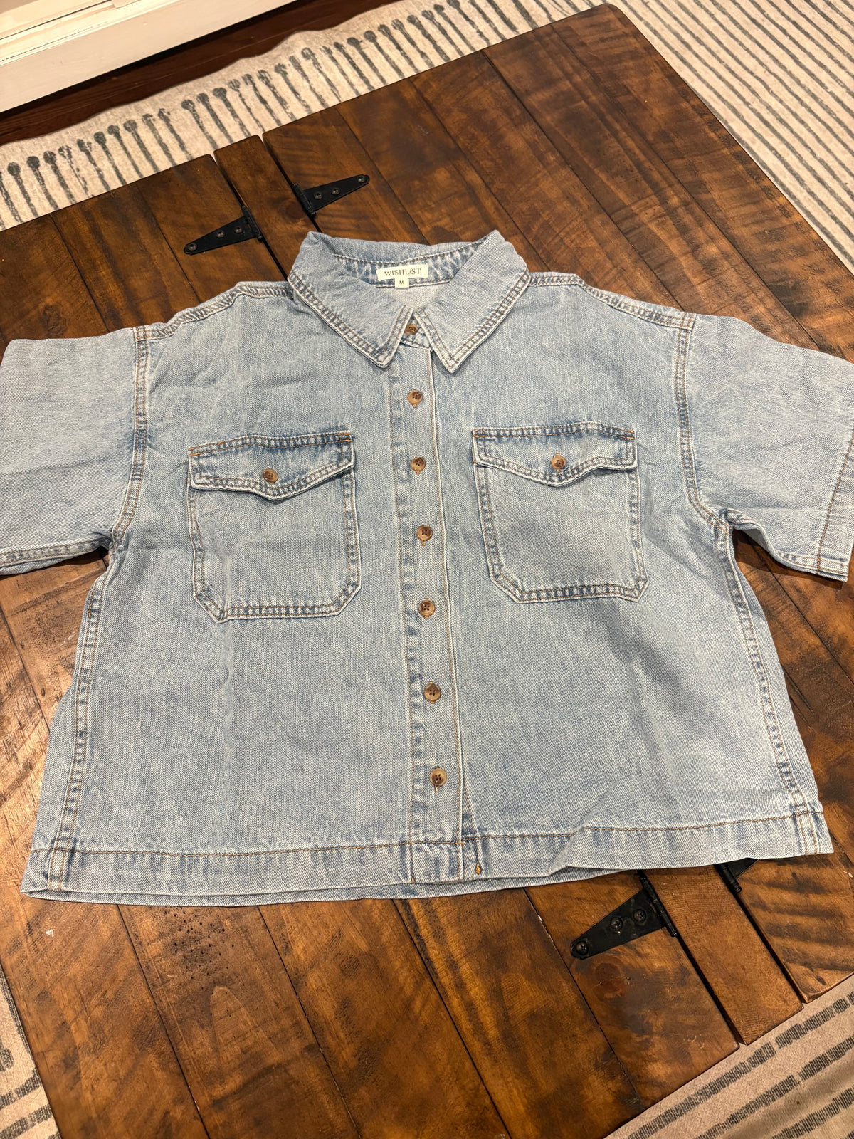 Denim top