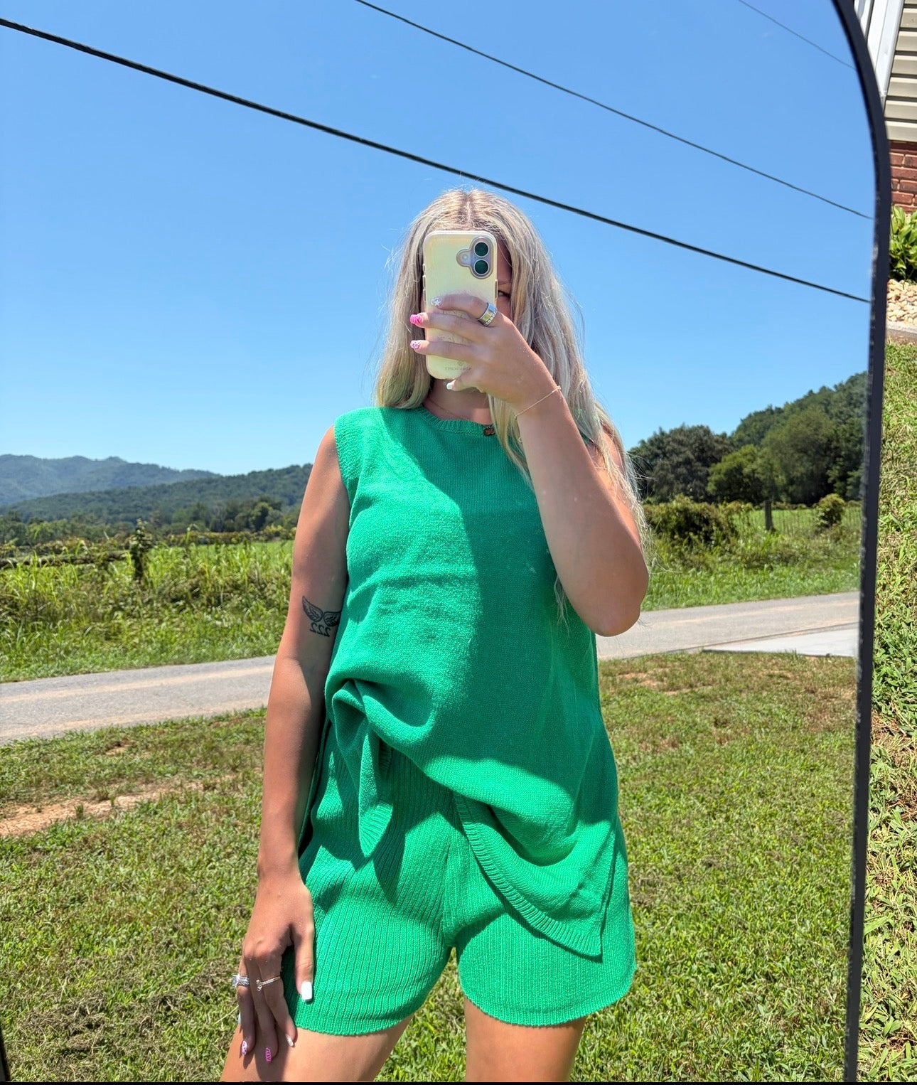 Sleeveless Short Set